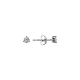 Orecchini Punto Luce Oro Bianco 375 con Diamanti Lab Grown 0.22Ct