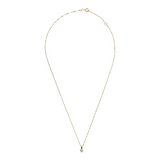 Collana Maglia Singapore Oro 375 con Diamante Lab Grown 0.153Ct