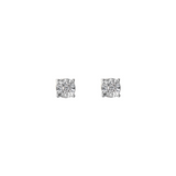 Orecchini Punto Luce Oro 375 con Diamanti Lab Grown 0.02Ct